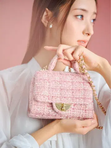 완판템 CELFORD 트위드 미니 핸드백 셀포드