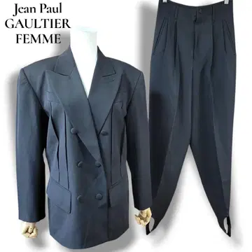 레어 90s 장 폴 고티에 팜므 더블 브레스트 셋업 수트