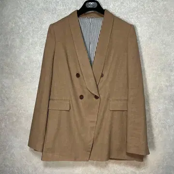 [ 새상품급 ] 브루넬로쿠치넬리 자켓 더블 모니레 브라운 스트레치