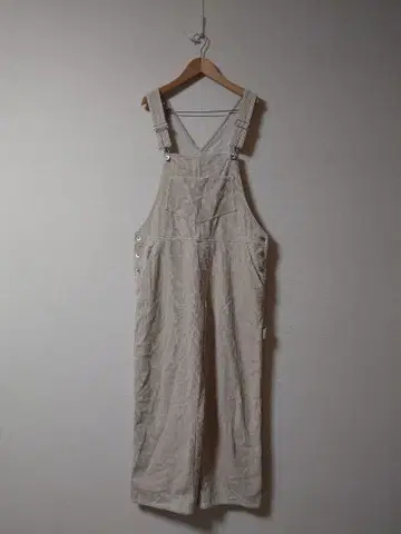 PARICI 팰리시 코듀로이 오버롤 베이지 프리 사이즈