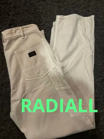 레어 라디얼 RADIALL 페인터 팬츠 화이트