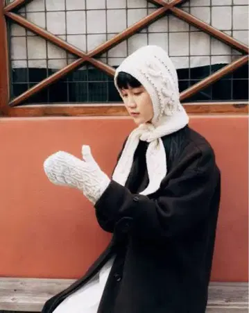 YUKI FUJISAWA KNIT CAP 발라클라바 아란 니트 모자