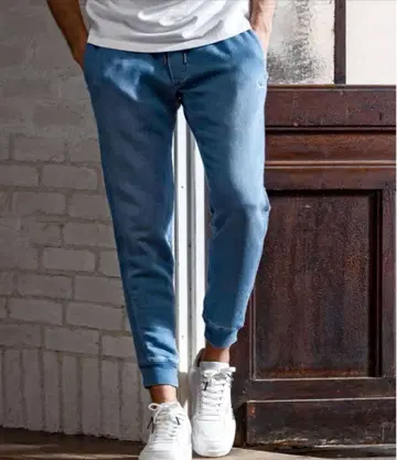 새상품급 1PIU1UGUALE3 RELAX 라이트 블루 조거 팬츠 리브