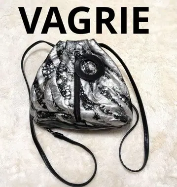 VAGRIE (바그리에) 실버 블랙 마블 백 백팩