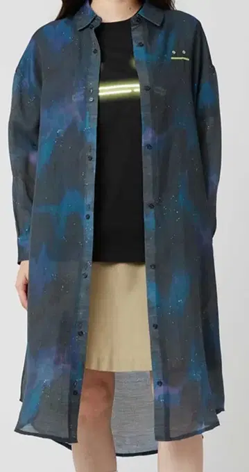 뷰티풀 섀도우 마치 | 시어 셔츠 원피스