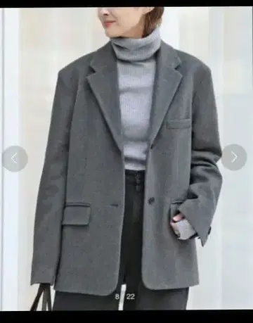 두지엠 클라세 에브리데이아이라이크 DadJacket 코트 캐시미어 혼방