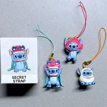 디즈니 스티치 시크릿 스트랩 3종 세트 설날