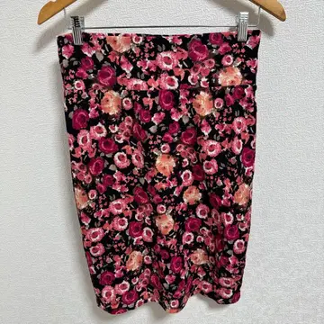 레어 LulaRoe 플라워 프린트 타이트 스커트 S