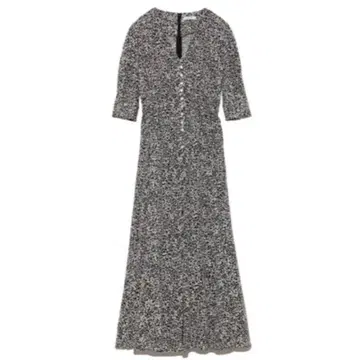 FRAY I.D 이페커 프린트 셔링 원피스