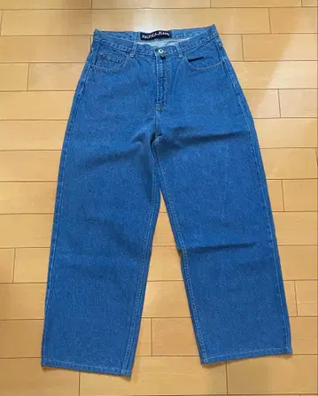 NAUTICA JEANS 배기 데님 34 워시