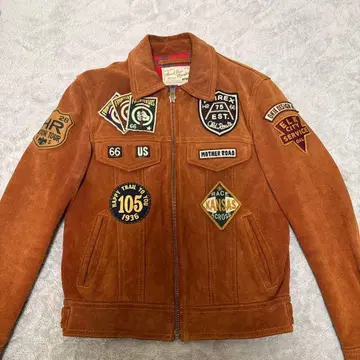 AVIREX 자켓 소가죽
