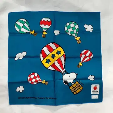 쇼와 레트로 스누피 서비스 크로스 냅킨 미사용 데드스탁