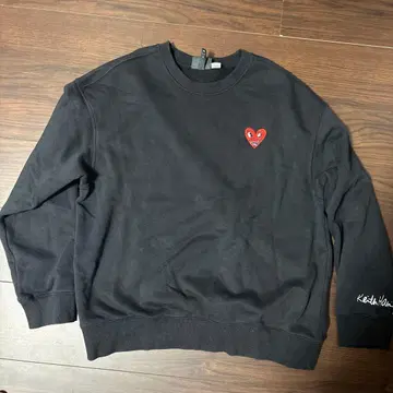 H&M 릴랙스핏 맨투맨 L 블랙