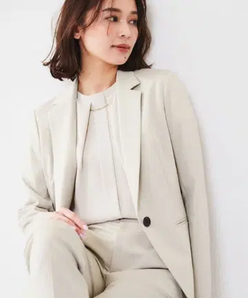 노카라 자켓 베이지 사이즈 2