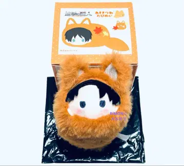 진격의 거인 리바이 가을 여우 타피 봉제 인형 키링