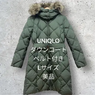 유니클로 파우더 소프트 다운 자켓 다이아몬드 퀼트 M