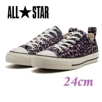 새상품 미사용 [ CONVERSE/컨버스 ] 레오파드 퍼 PINK