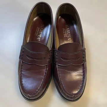 HARUTA 브라운 로퍼