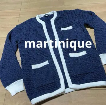 [ 새상품급 ] martinique 니트 가디건 스웨터 네이비 겉옷