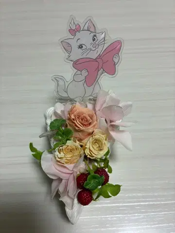 히비야 카단 오샤레 캣 마리 플라워 어레인지먼트 조화