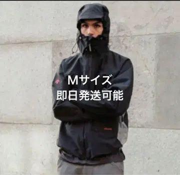 DESCENTE x JJJJound 하드쉘 후드티 블랙 M 사이즈