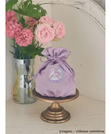 메종 드 플뢰르 모몽가 자수 복조리 파우치