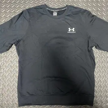 언더아머 블랙 크루넥 맨투맨 2XL