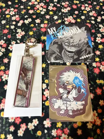 나의 히어로 아카데미아 원화전 메탈 참 다비 외 굿즈 세트
