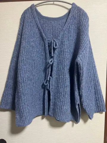 LOWRYS FARM 2WAY 멜란지 리본 롱 슬리브