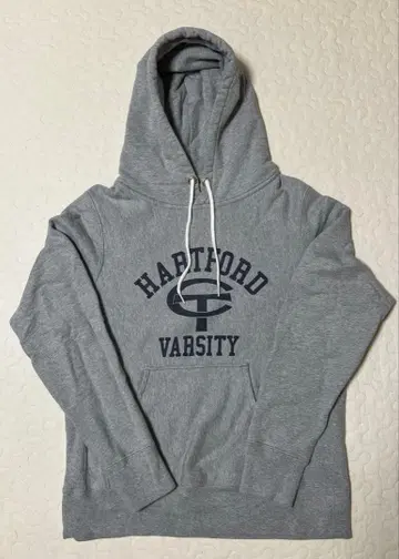 BEAMS HARTFORD VARSITY 후드티 M 그레이