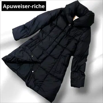 Apuweiser-riche 블랙 다운 코트
