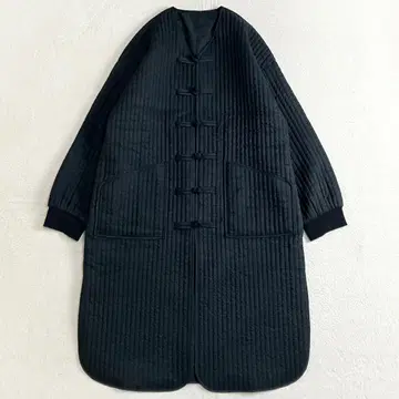 안티카 패턴 토르소 차이나 디자인 퀼팅 자켓 롱