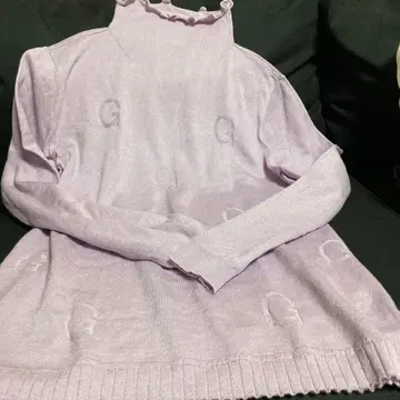 Giorgio Grati 라벤더색 니트 울 실크 46