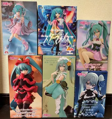 새상품 하츠네 미쿠 피규어 세트 6체