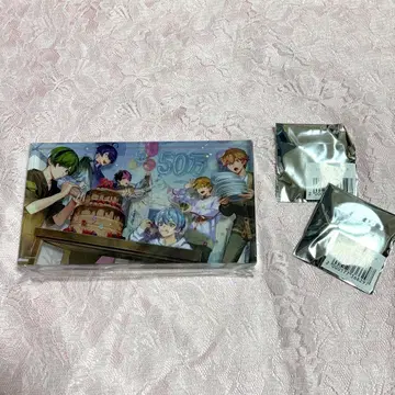 시쿠포니 50만 명 기념 아크릴 블록 캔뱃지