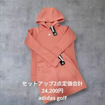 [ 새상품 ] 아디다스 종이 니트 셋업 후드티 & 스커트 S