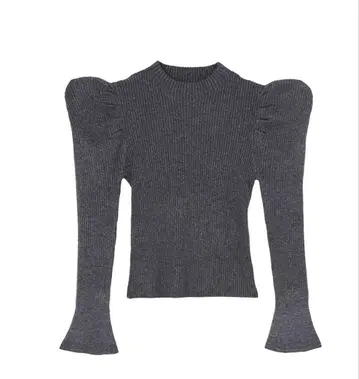 하립투 니트 리치 그레이