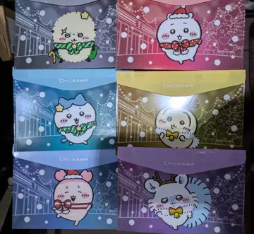 세븐일레븐 치이카와 (먼작귀) 플랫 케이스 전 6종 세트