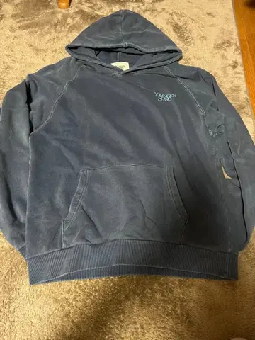 새상품급 younger song 빈티지 가공 후드티