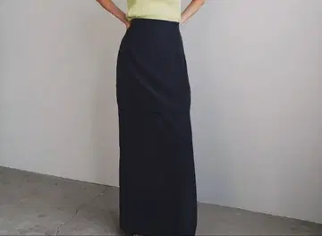 &her Layered Tight Skirt 네이비