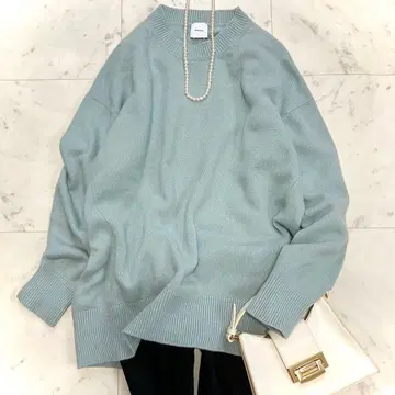 새상품급 스픽 앤 스팬 울 캐시미어 크루넥 풀오버