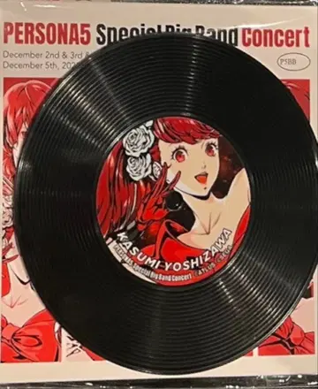 요시자와 카스미 레코드풍 코스터 페르소나 5R 콘서트