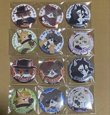 문호 스트레이독스 동물 포즈 캔배지 컬렉션 묶음 판매