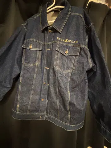 ROCA WEAR 데님 자켓 다크 네이비