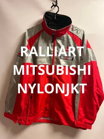 RALLIART MITSUBISHI 나일론 자켓 프린트 로고
