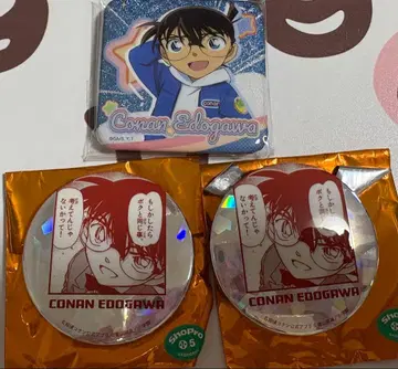 명탐정 코난 공식 앱 디지털 캔뱃지 중국 캔뱃지 에도가와 코난