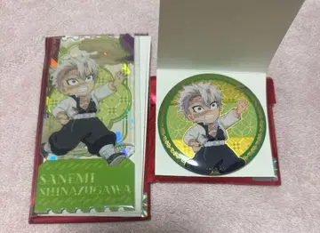 귀멸의 칼날 중국 한정 비유 시나즈가와 사네미 아크릴 티켓 캔뱃지