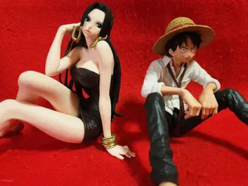 원피스 조형사 x 포토그래퍼 핸콕 루피 피규어 각 의자 결품