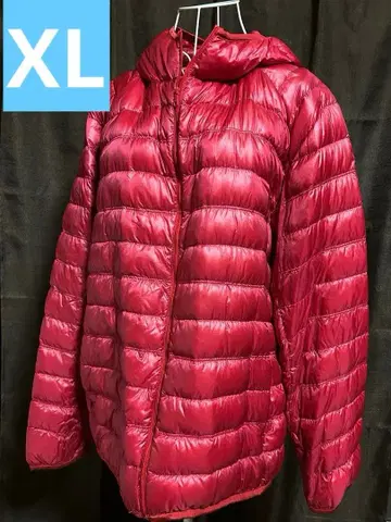 유니클로 울트라 라이트 다운 자켓 빨간색 XL