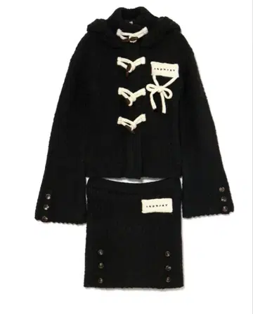 [정품] andmary Cable knit jacket set up